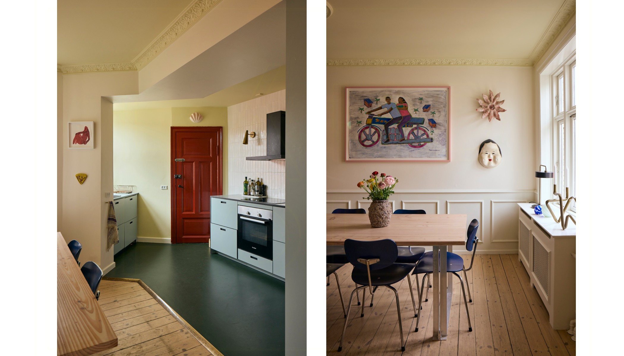 Kitchen and living room