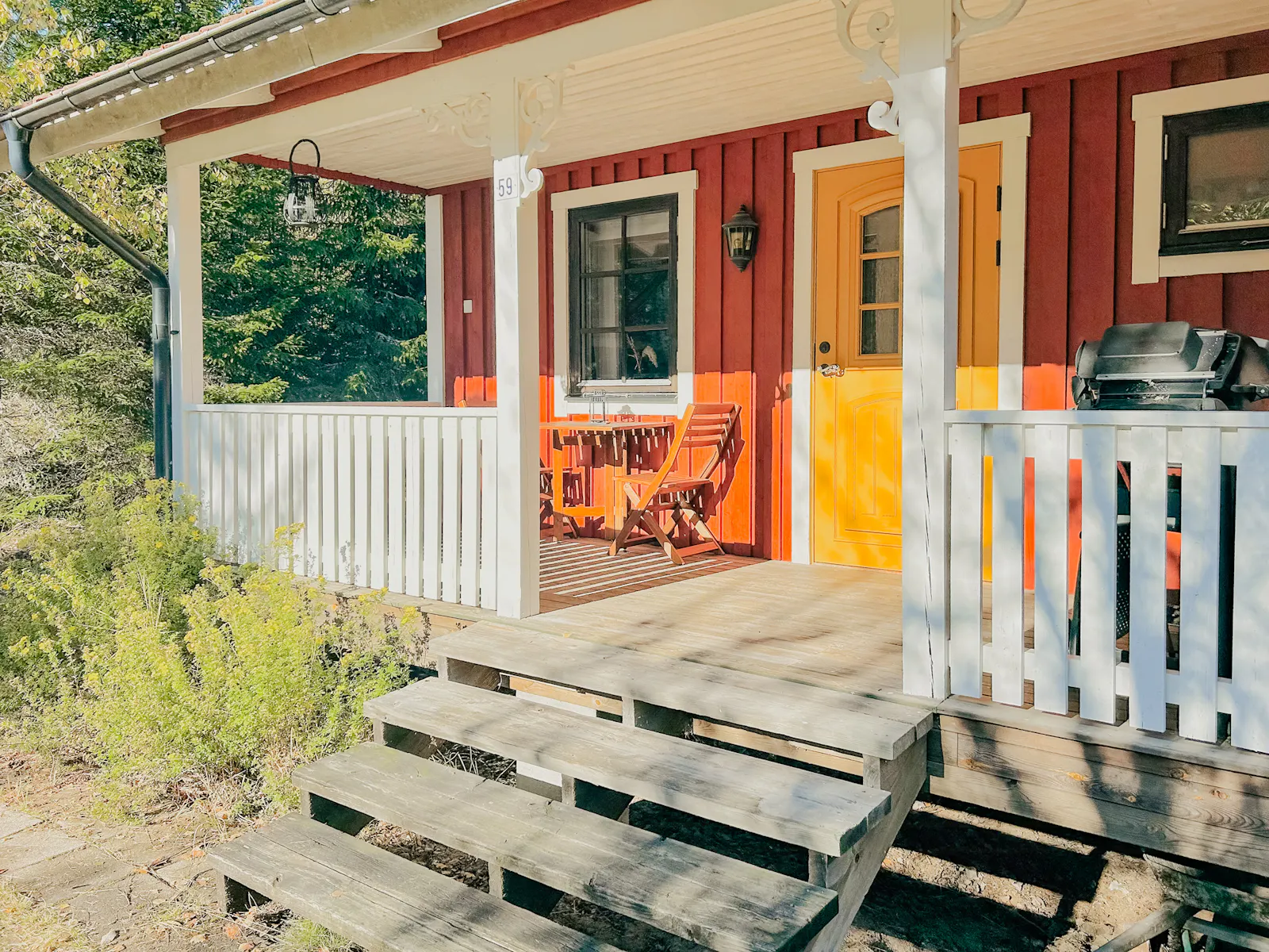 Rött skogshus med bastu nära Sunne – bild 23 av 24