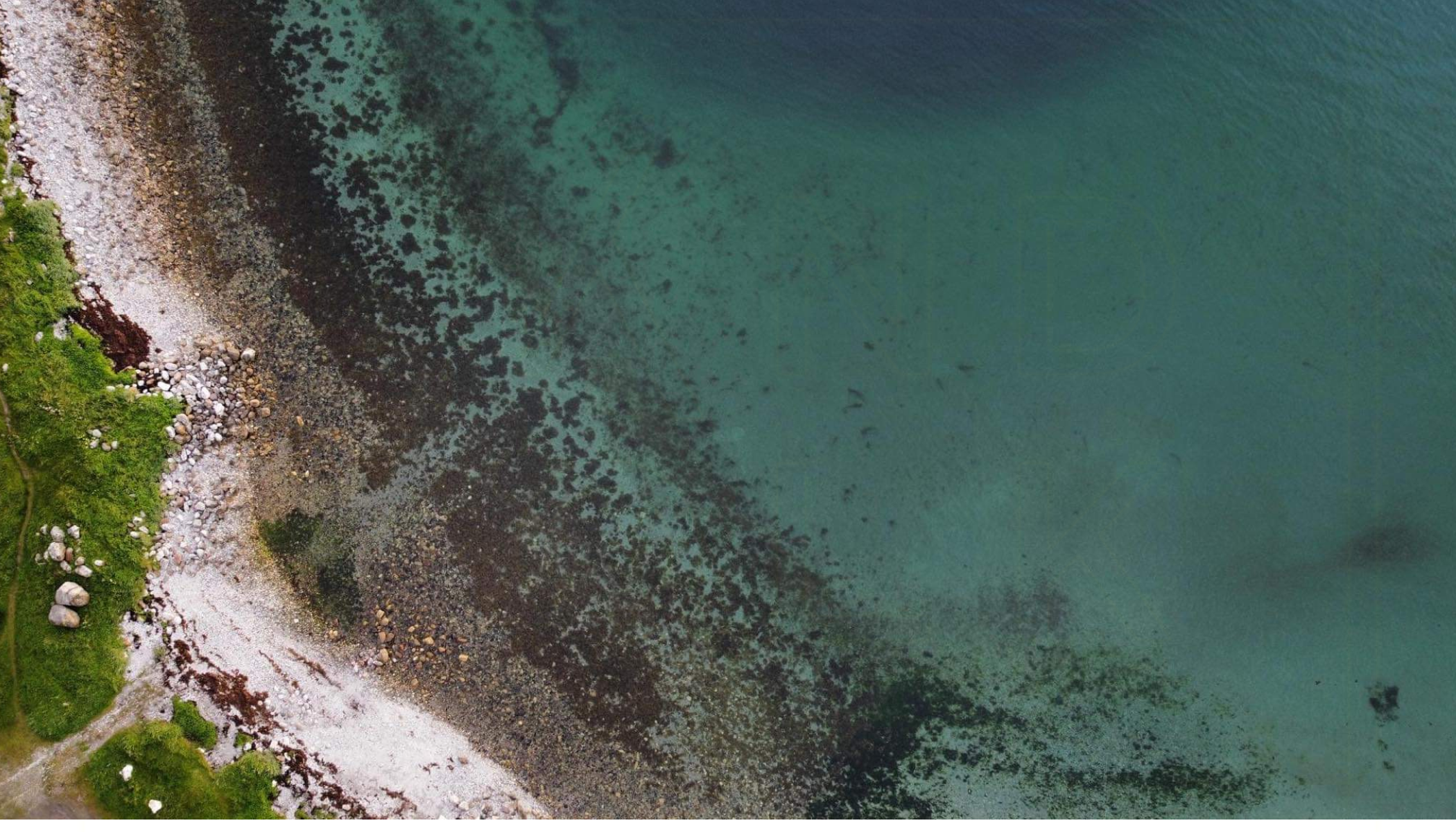 Begrav tærne i den kritthvite sanden