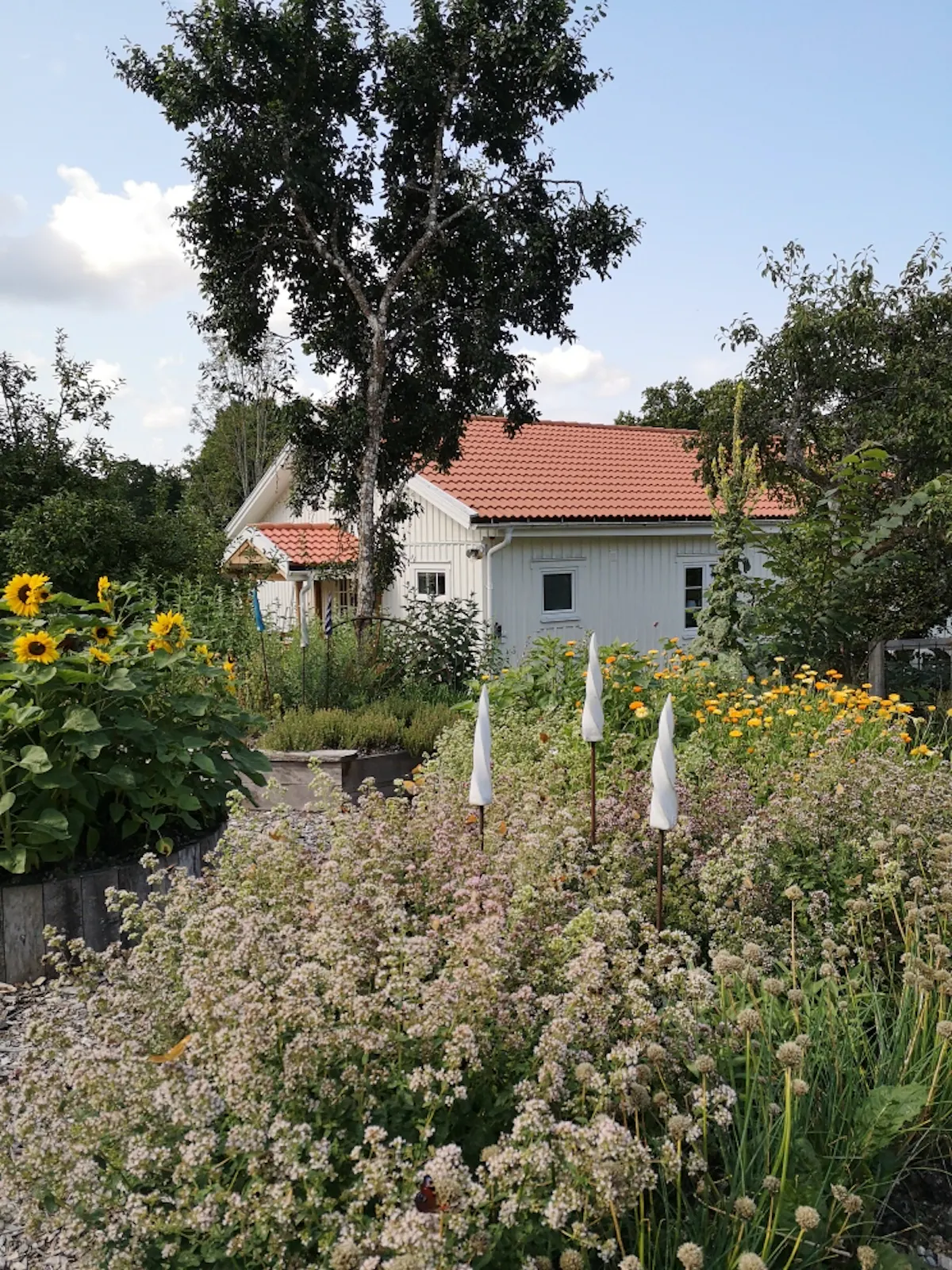 Gårdshus med hjorthägn