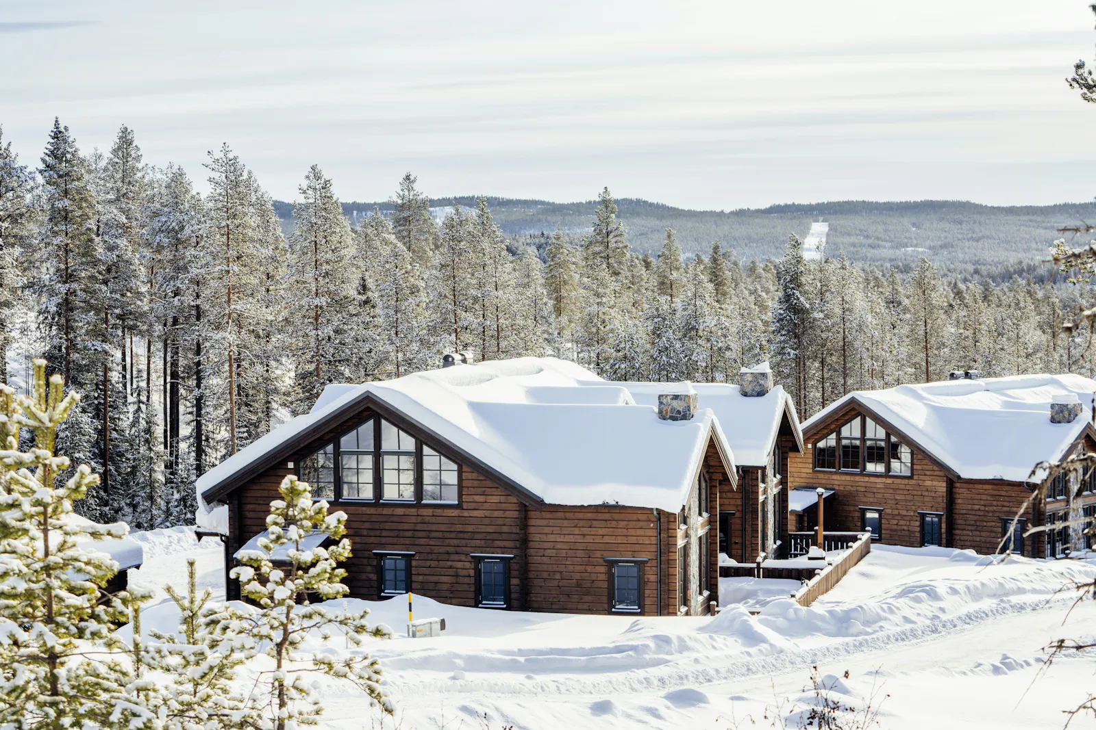 Ljust stort fjällhus nära Idre Fjäll – bild 22 av 24