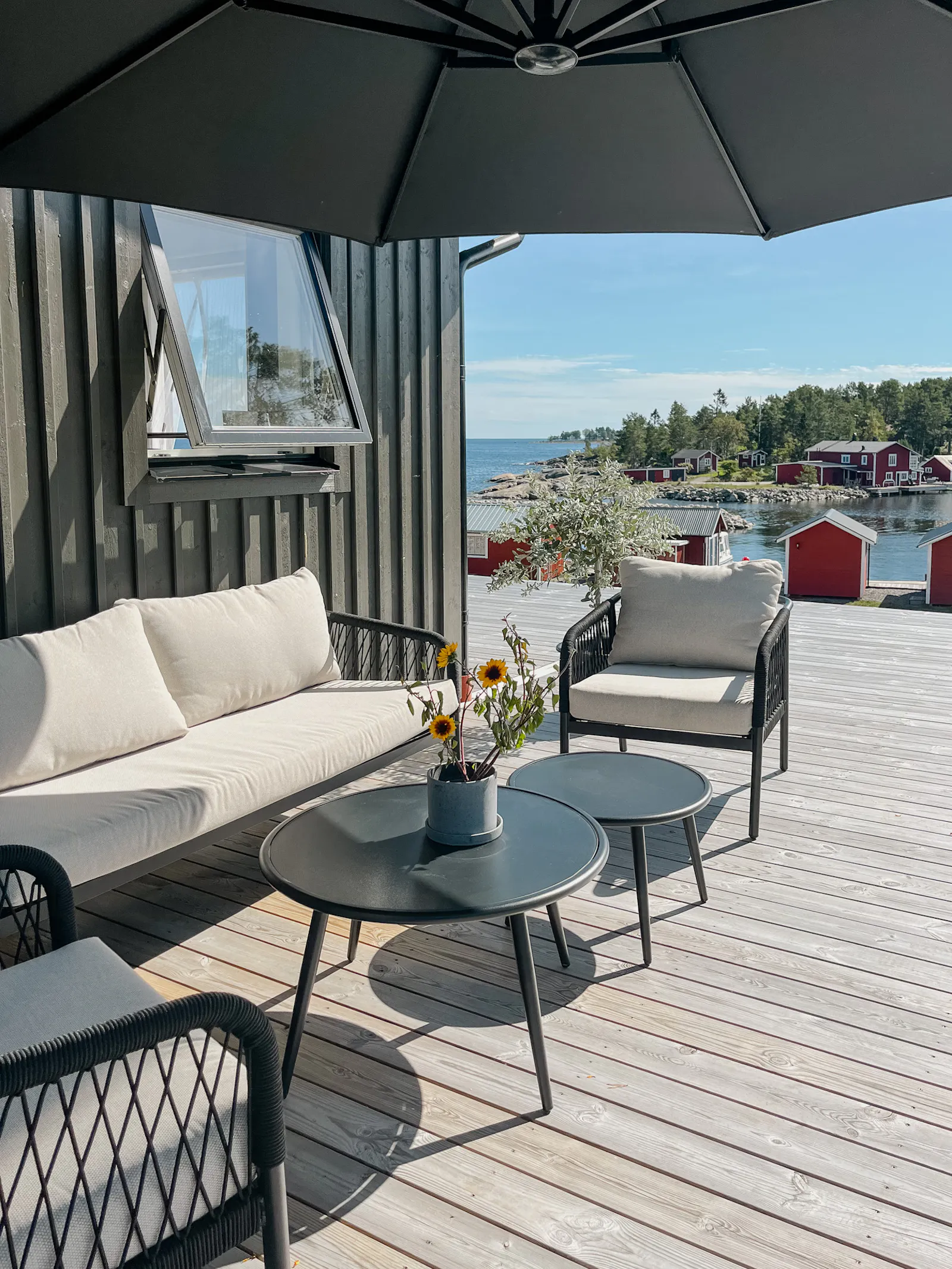 Stuga med havsutsikt och altan nära naturen – bild 12 av 24