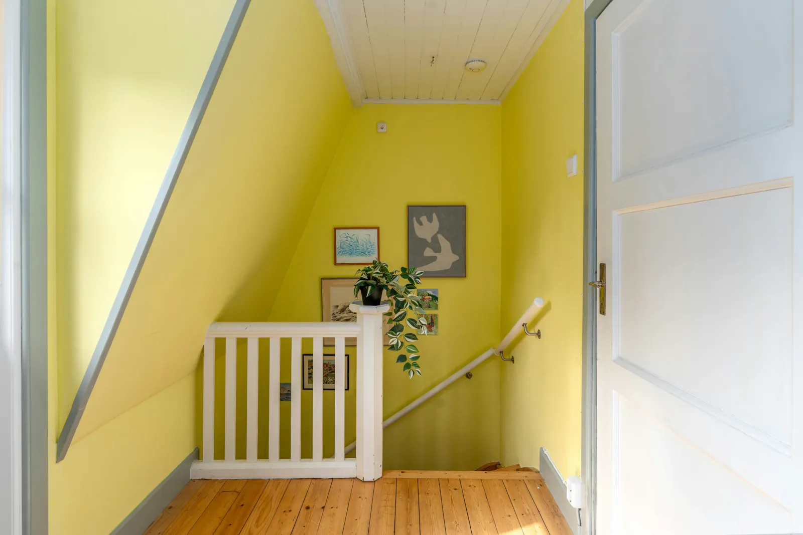 Varmt trähus med piano, rådjur och skogsstigar – bild 15 av 24
