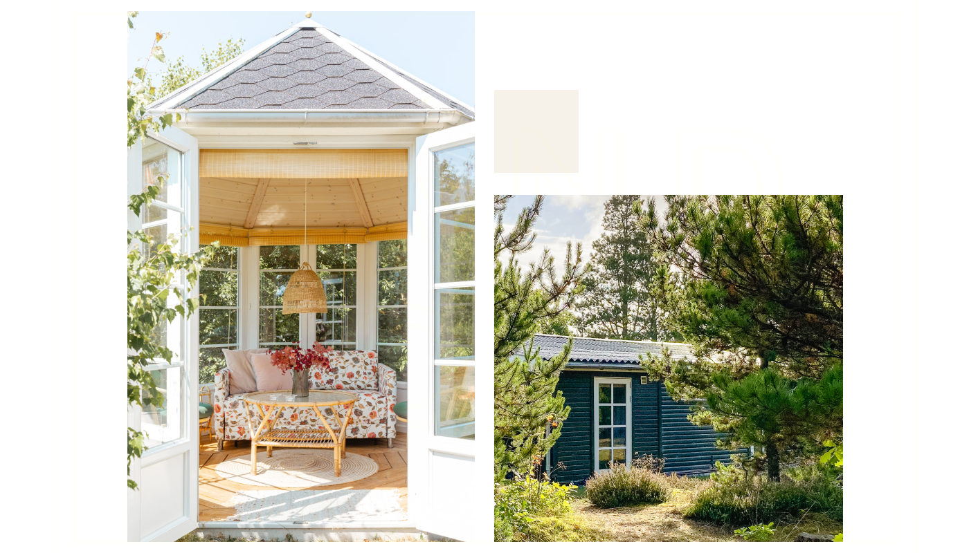 Velg utseende basert på din hytte