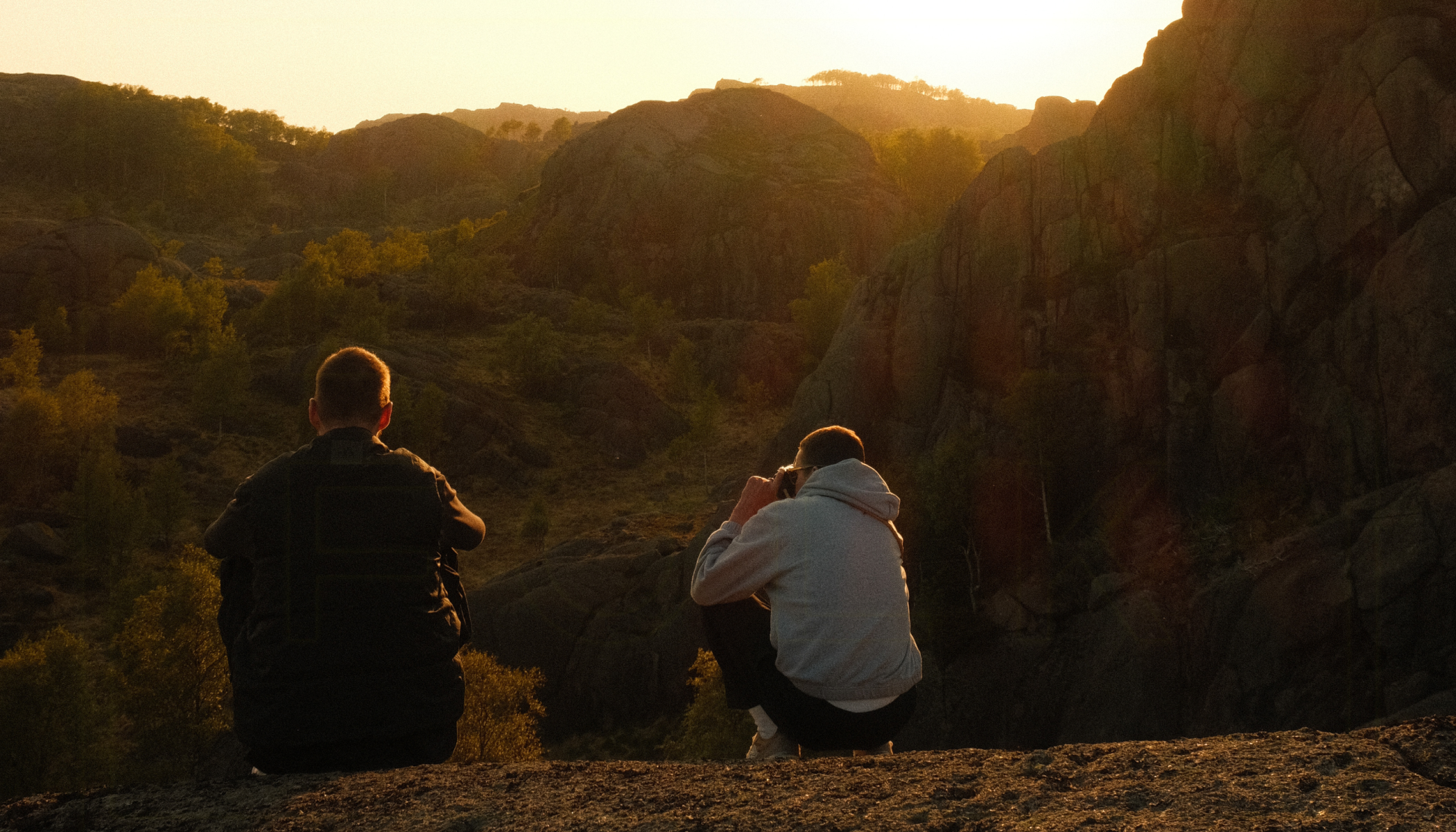 Solnedgang i Vestlandet