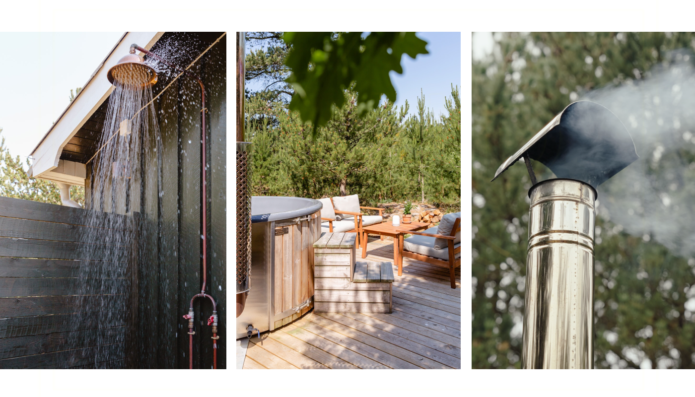 Villmarksbad ute i naturen