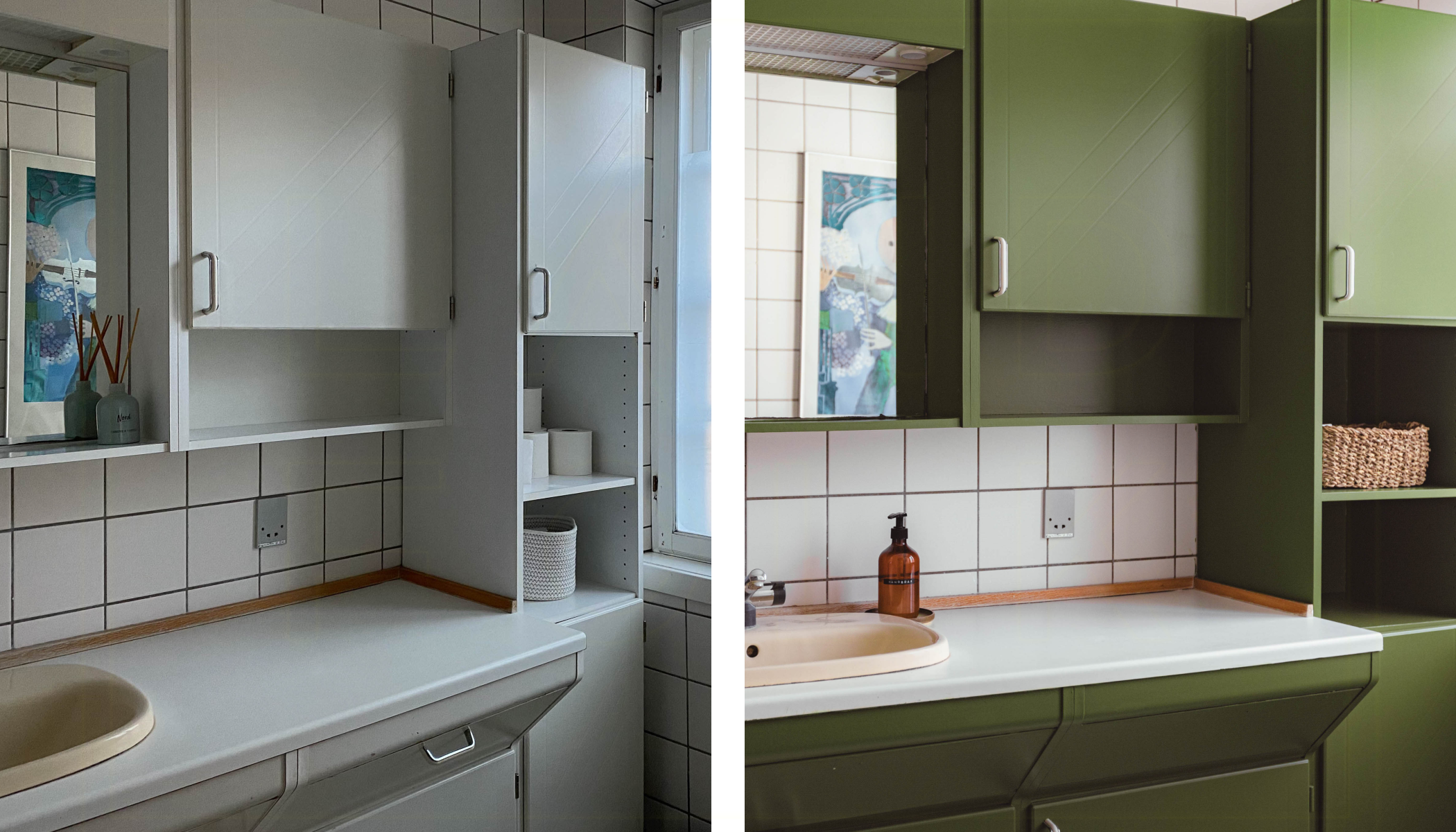 Das Badezimmer auf dem Kågård