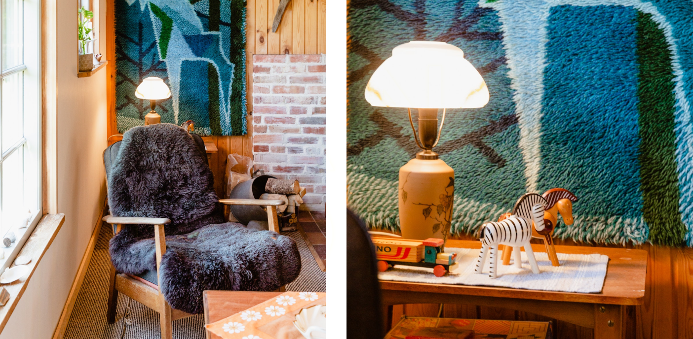 Retro-Ferienhaus im 70er-Jahre-Stil