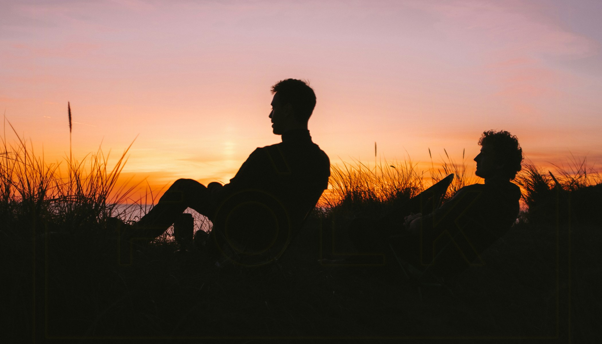 In den Dünen mit Freunden