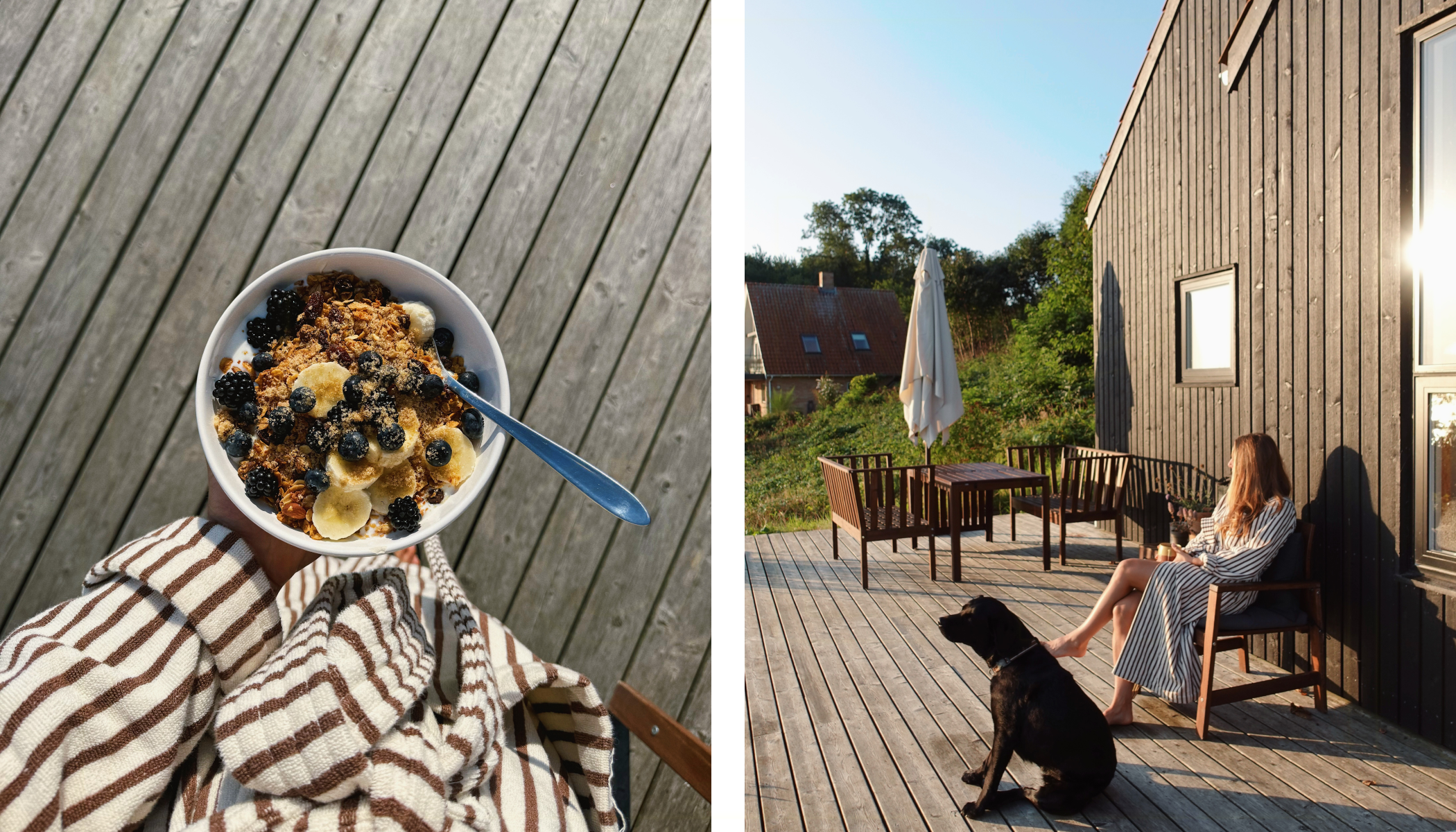 Breakfast on terrace