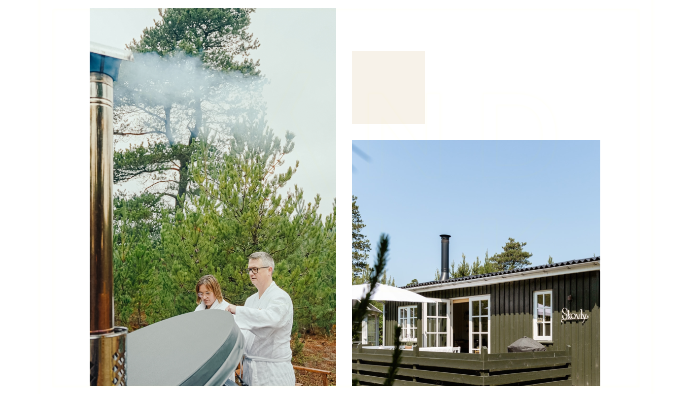 For Jesper og Manuela Basile ble villmarksbadet deres fristed