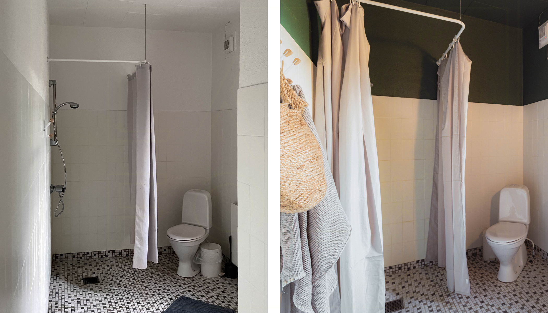 Das Badezimmer auf dem Påøgård