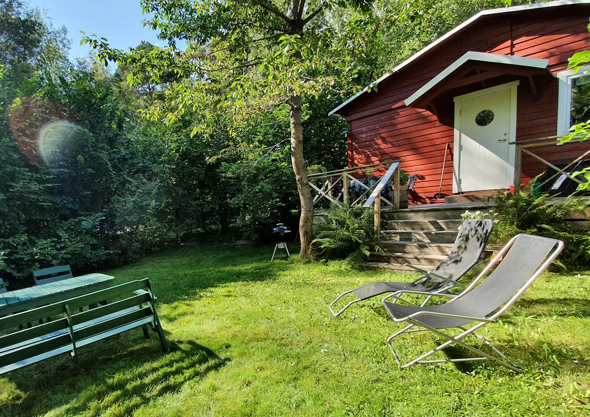 Stuga vid havet på Djurö