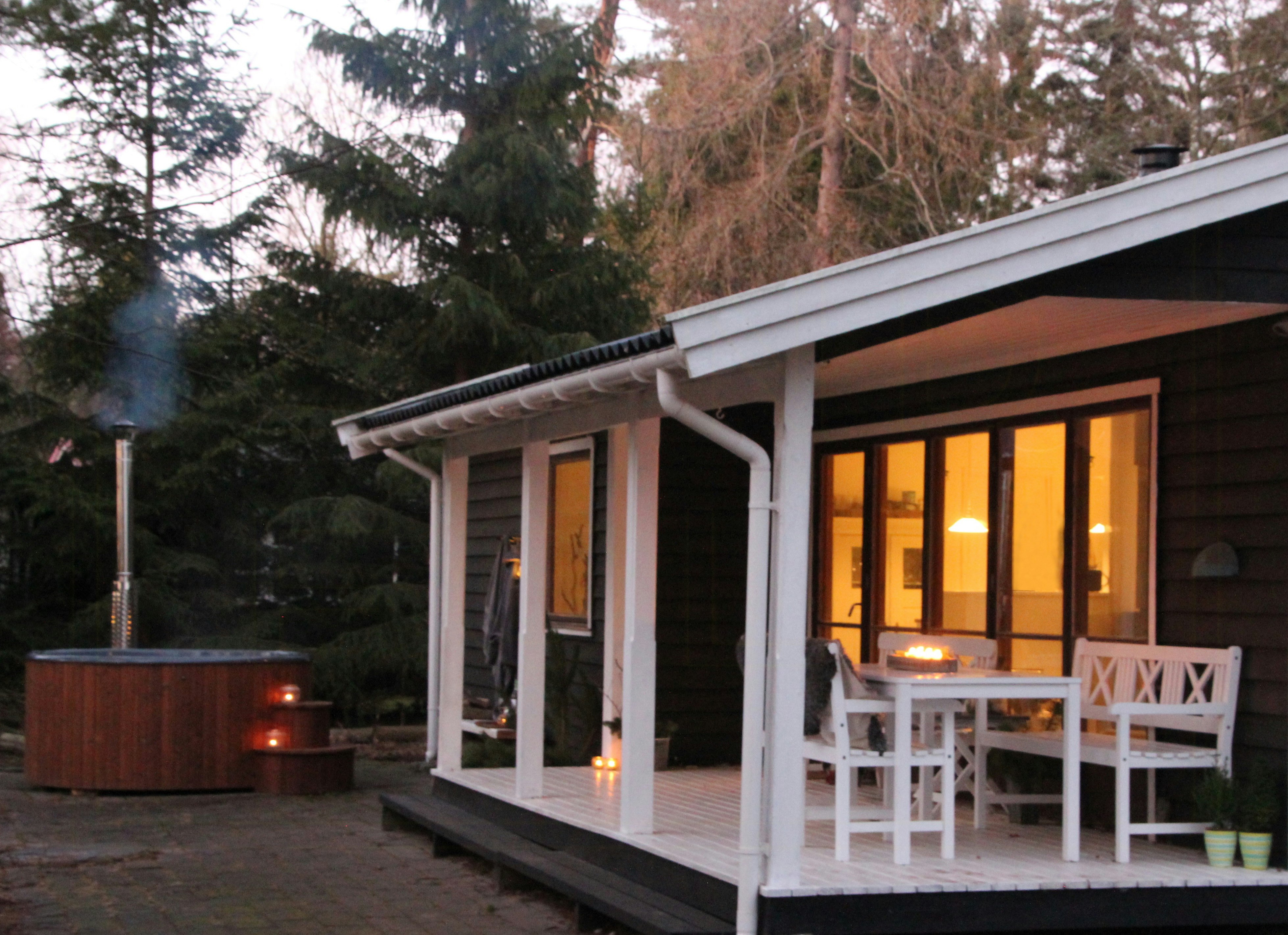 Nyd stjernehimlen i vildmarksbadet