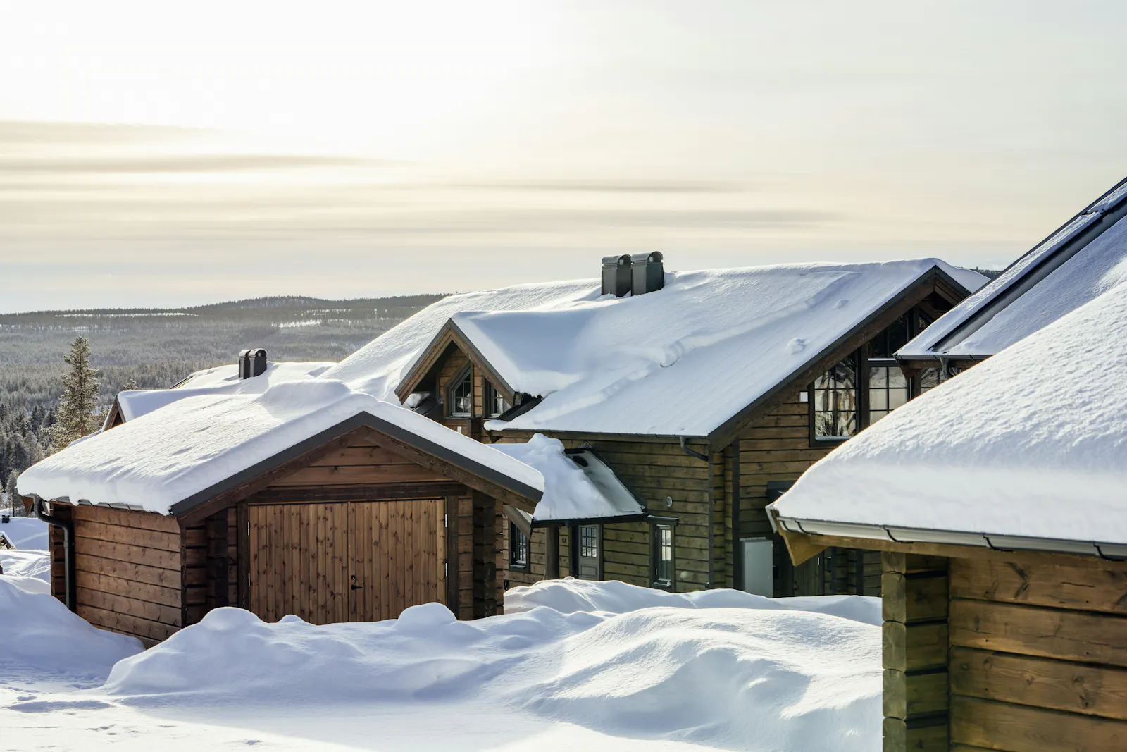 Modernt fjällhus med solnedgångar över Idre – bild 23 av 24