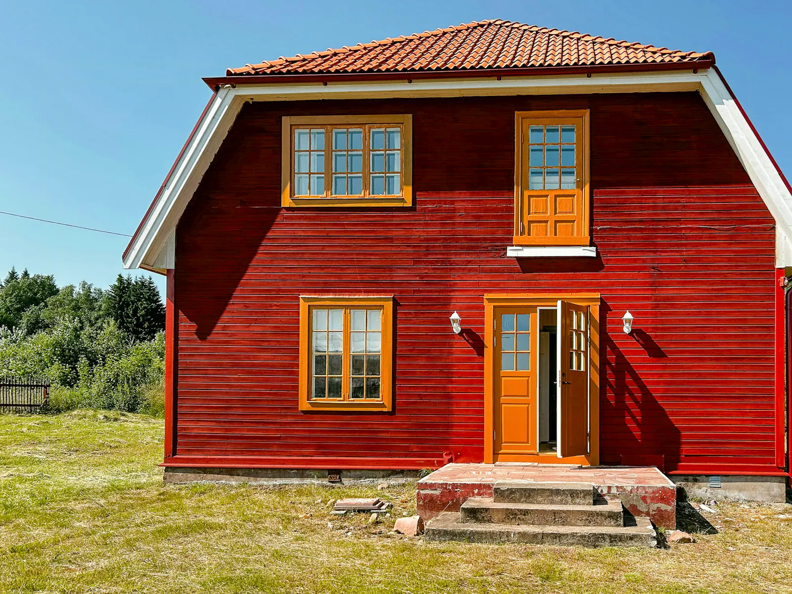 Falurött hus från 1921 vid Vasaloppsspåret – bild 3 av 24