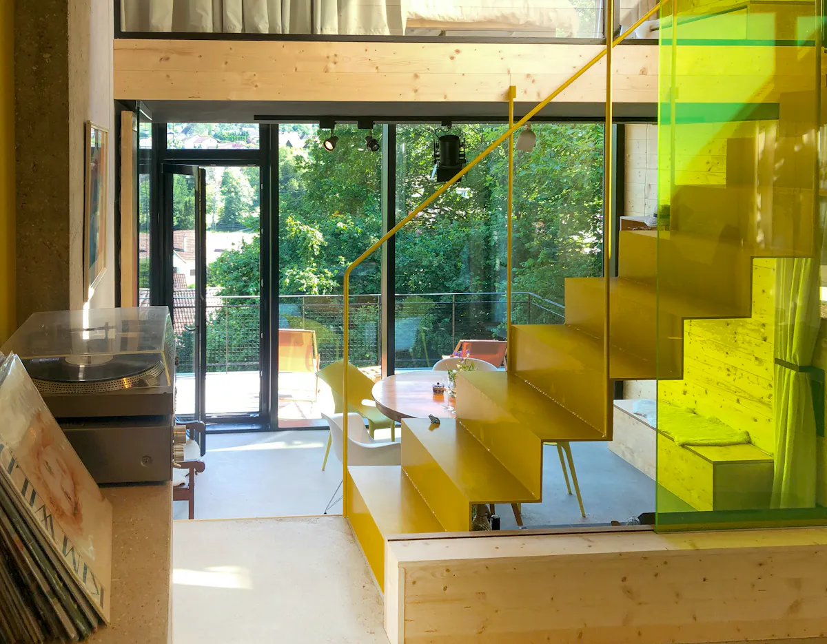 Loft panorámico con sauna sobre Burgdorf Altleiningen