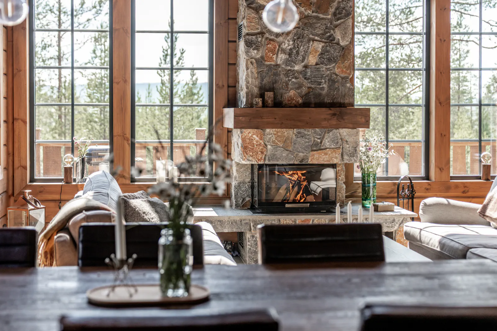 Mountain lodge med utsikt över Idres toppar – bild 12 av 24