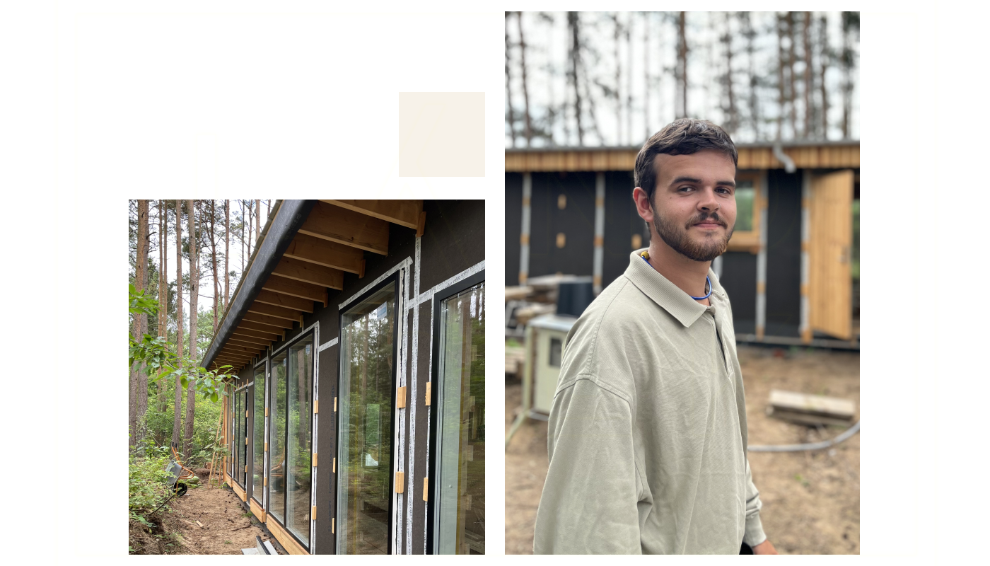 Sådan kunne han bygge sommerhus selv