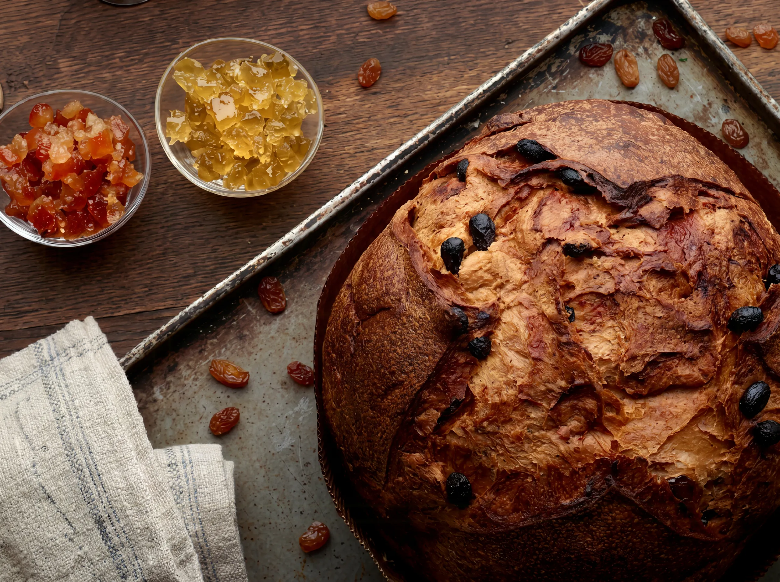 Italiensk panettone kage