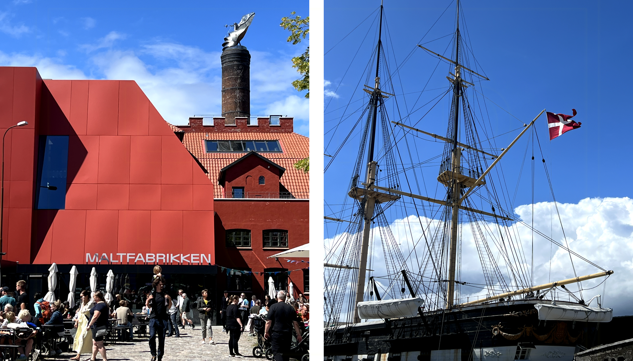 Maltfabrikken und die Fregatte Jylland