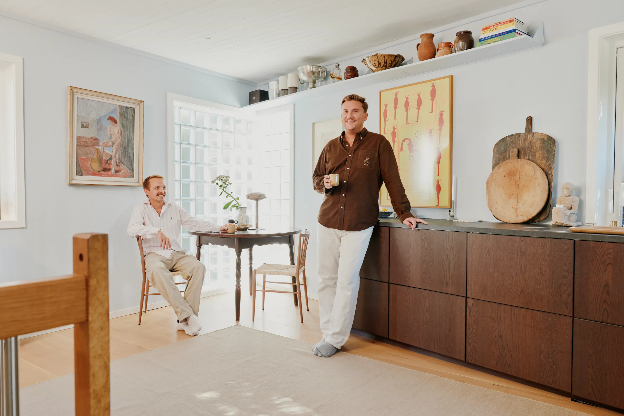 Visiting Mats and Hans in their Oslo home