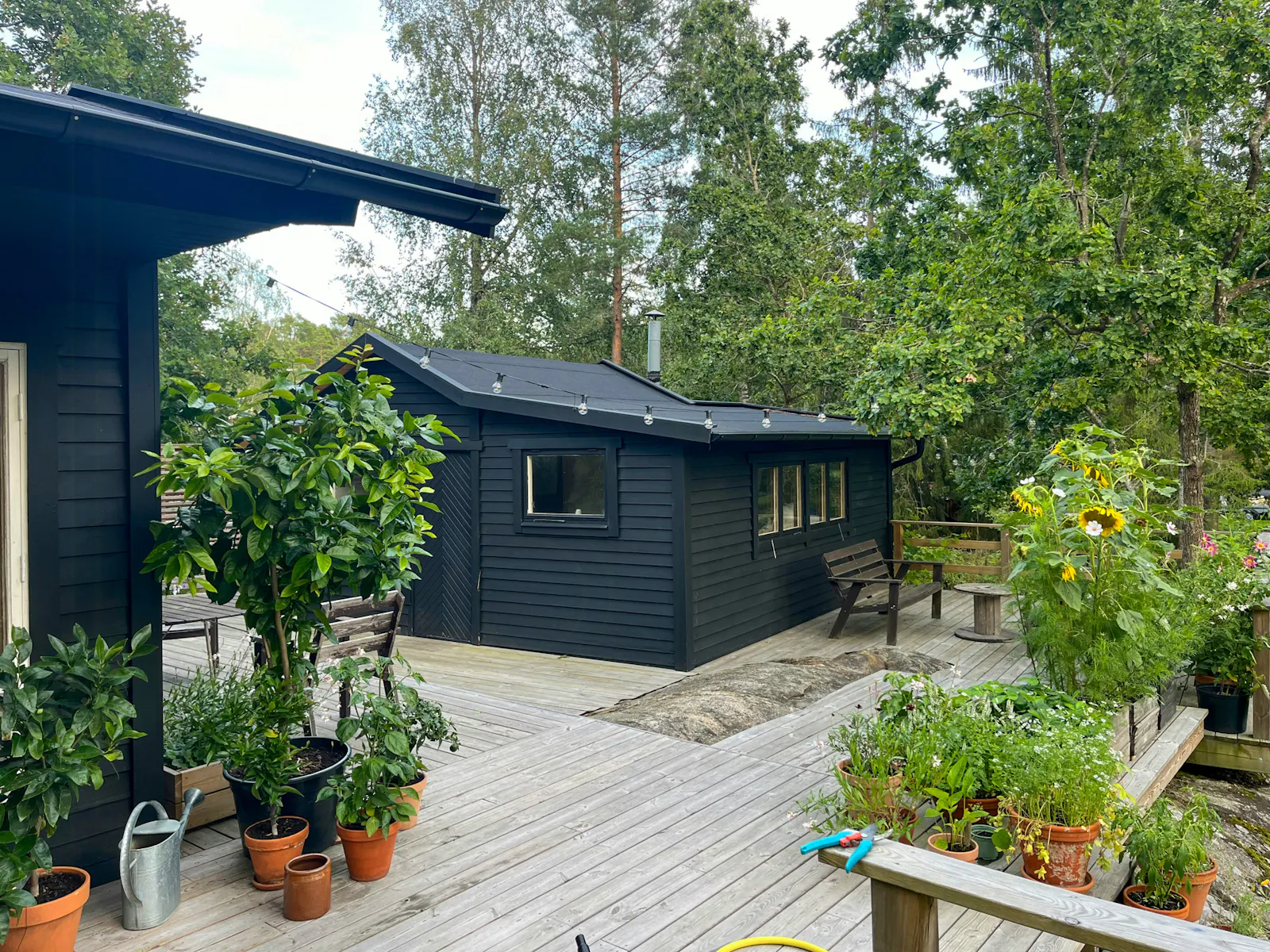 Skogsstuga nära sjöar i Stockholms skärgård – bild 20 av 24