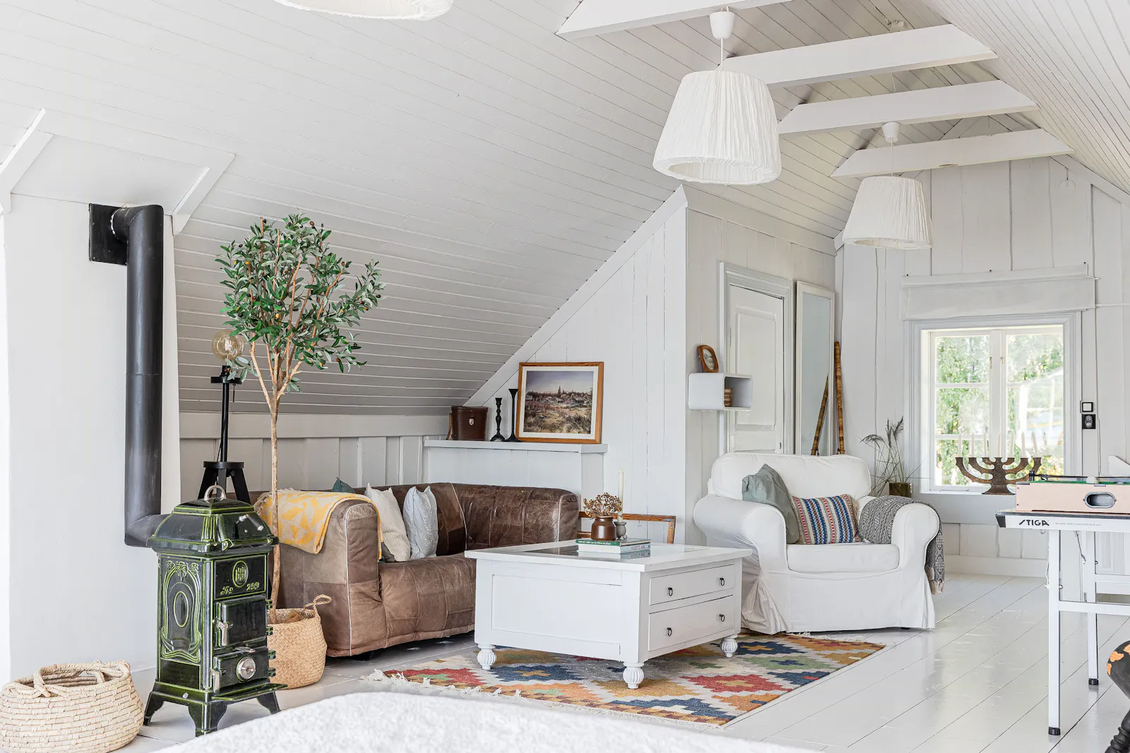 Lantlig stuga med panoramautsikt över Hansesjön – bild 14 av 24