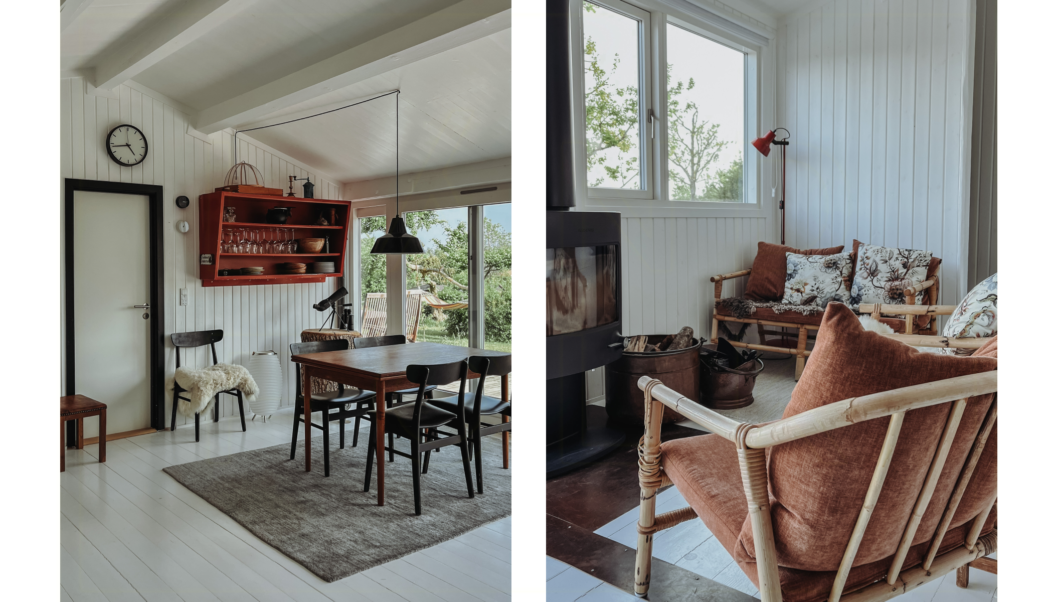 Sommerhuset på Djursland, familien holdt ferie i