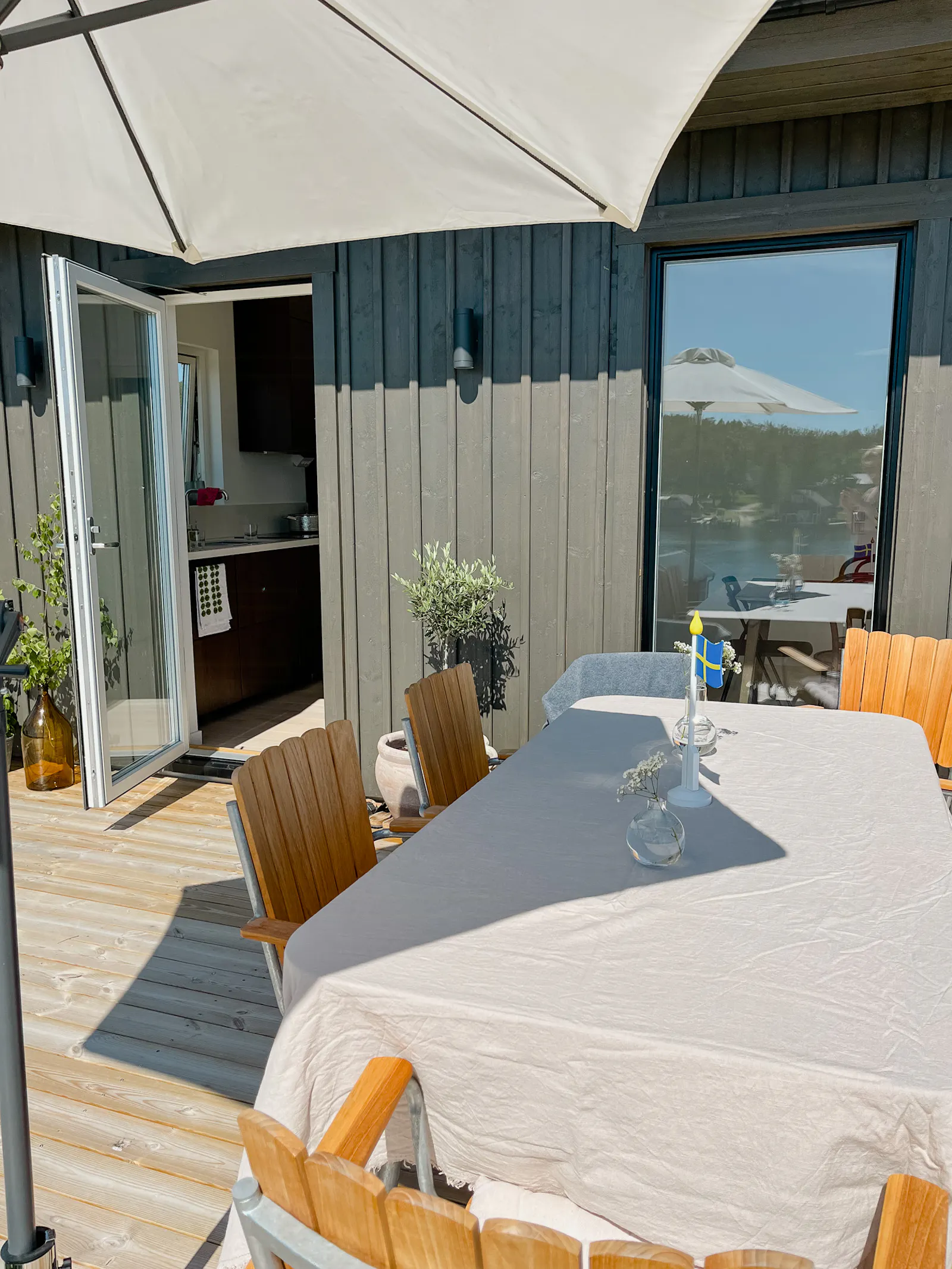Stuga med havsutsikt och altan nära naturen – bild 15 av 24