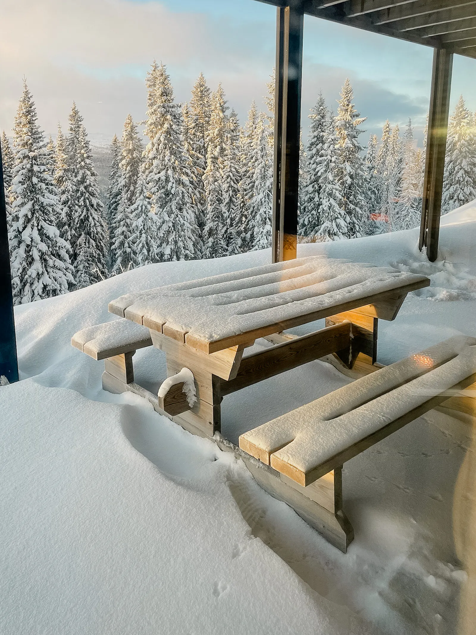 Modern ski lodge med bastu vid Åresjön – bild 3 av 24